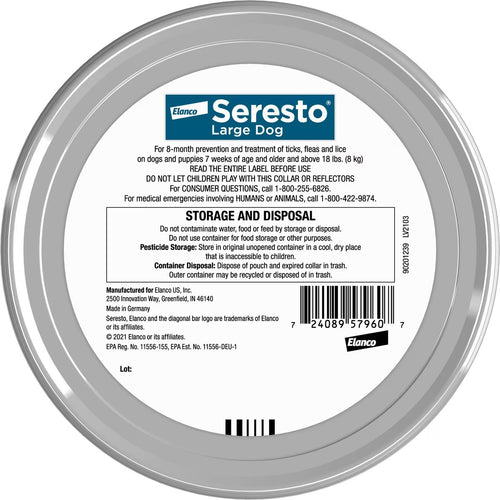 Seresto Collar for Dogs